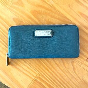 Leather Marc by Marc Jacobs Grey Wallet